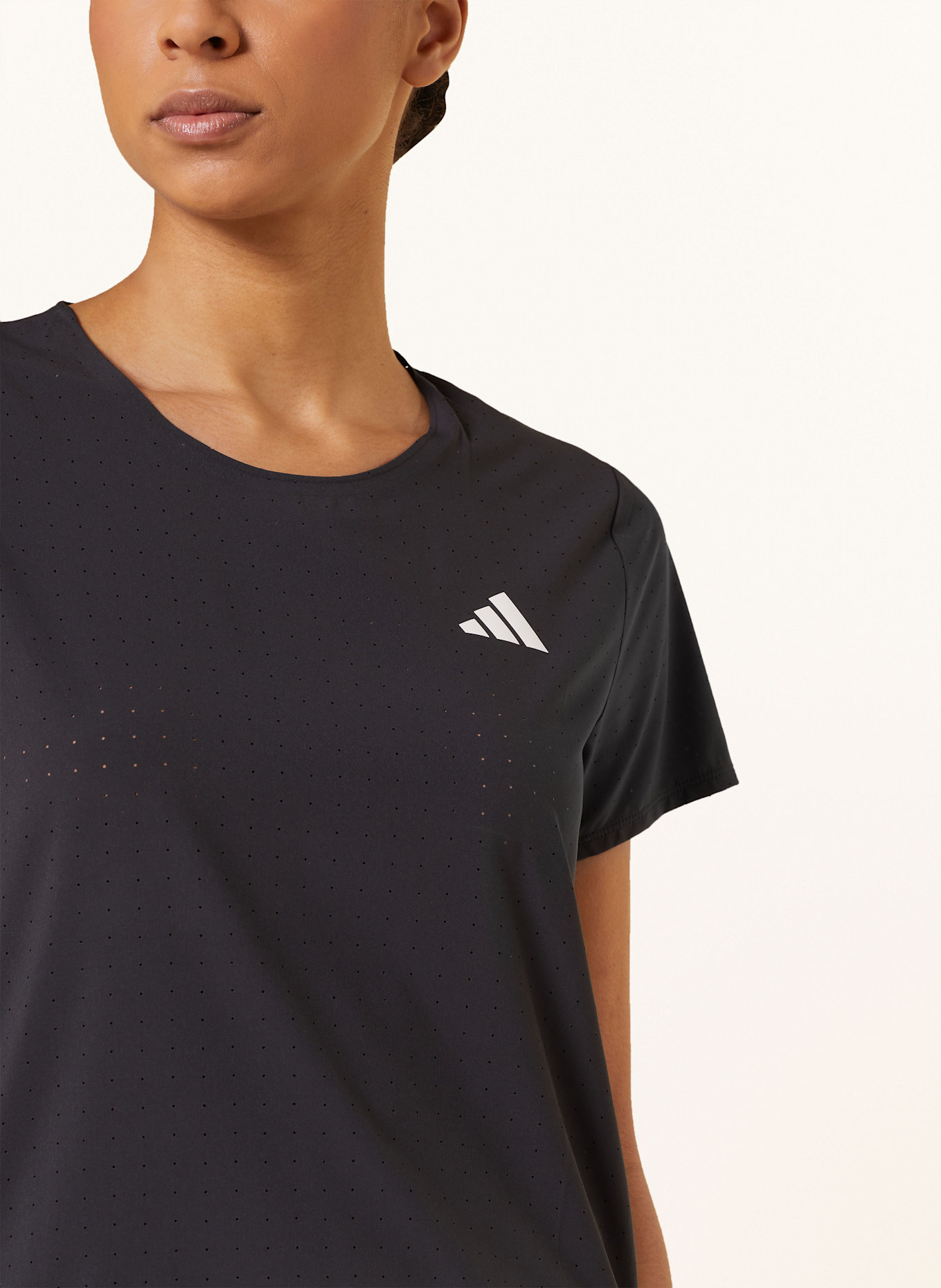 Футболка для бега Adizero Adidas, черный — фото 4
