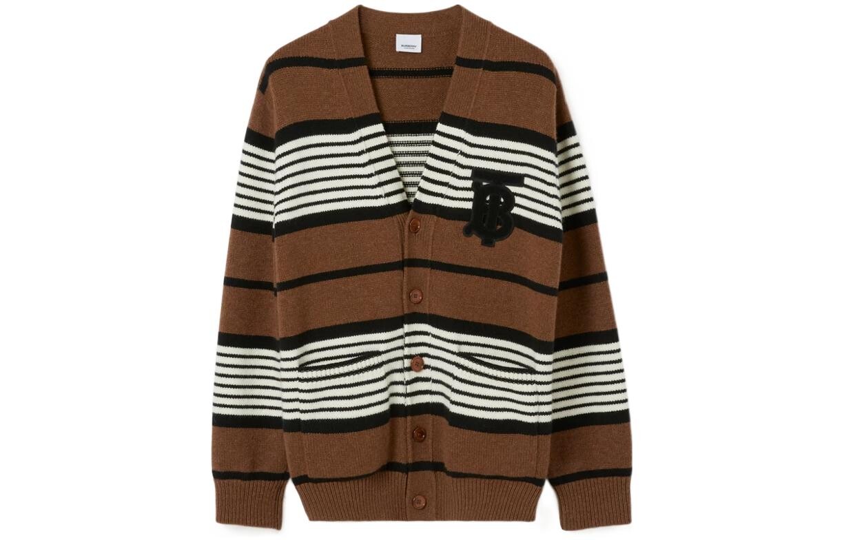 

Кашемировый свитер мужской темно-коричневый Burberry, коричневый