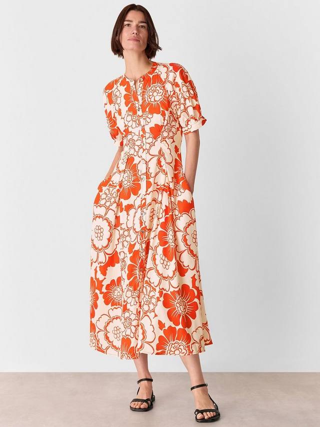 

Цветочное платье миди Whistles