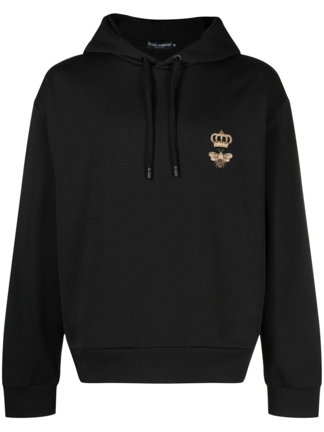 

Dolce & Gabbana худи с вышивкой, черный