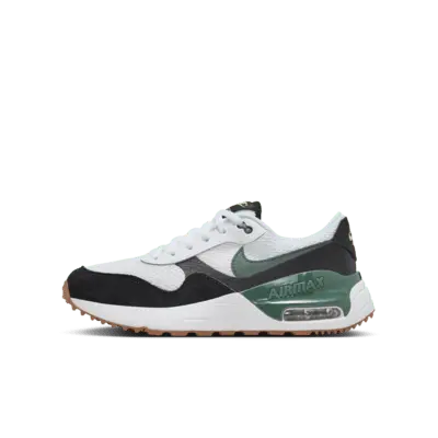 

Кроссовки Nike Air Max SYSTM, цвет White/Black/Barely Volt/Vintage Green