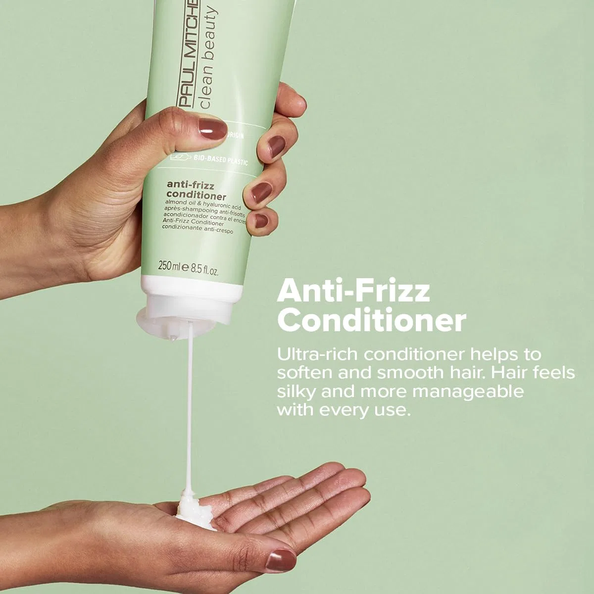 Веганский кондиционер для поврежденных волос «Clean Beauty Smooth Anti-Frizz» от Paul Mitchell Paul Mitchell — фото 2