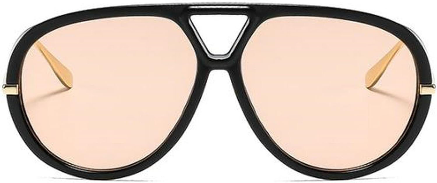 

Модные солнцезащитные очки-пилот большого размера для женщин и мужчин, круглые солнцезащитные очки в винтажном стиле с большой оправой, солнцезащитные очки-щитки для мужчин в стиле панк mincl, C10