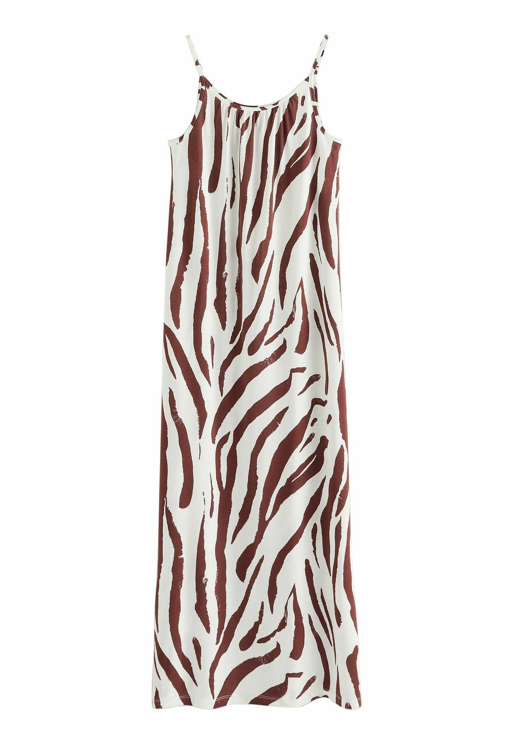 

Платье макси REGULAR FIT- TRAPEZE SHAPE RUCHED - Jersey dress Next, кремовый