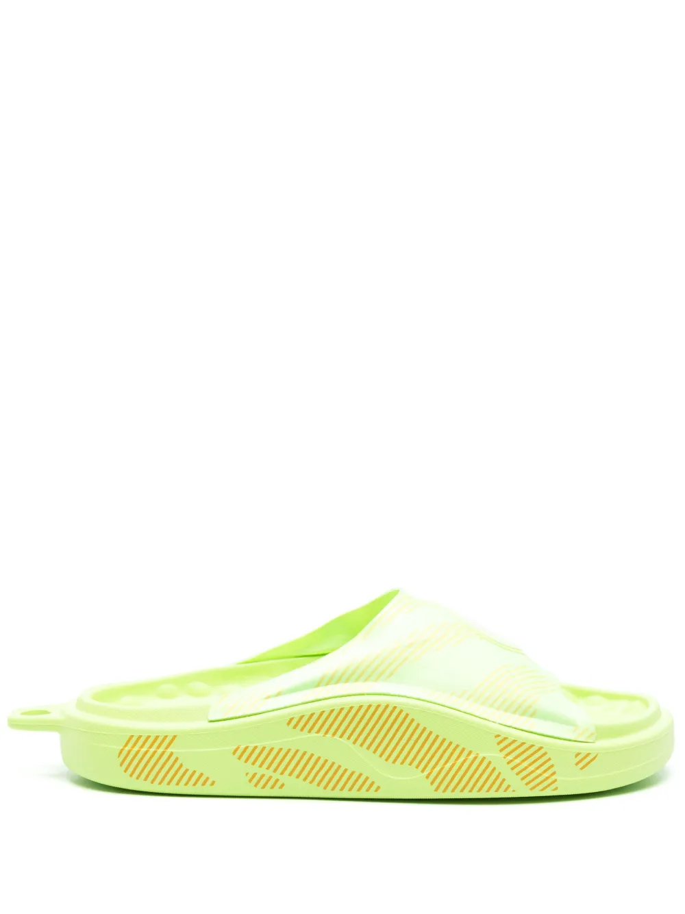 Шлепанцы с логотипом adidas by Stella McCartney, зеленый
