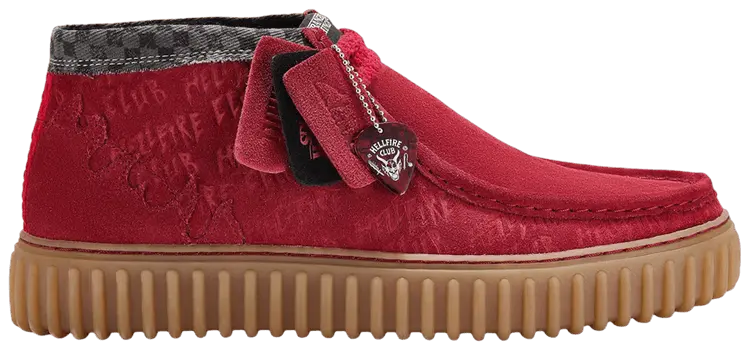 

Кроссовки Stranger Things x Clarks Torhill Hi, красный
