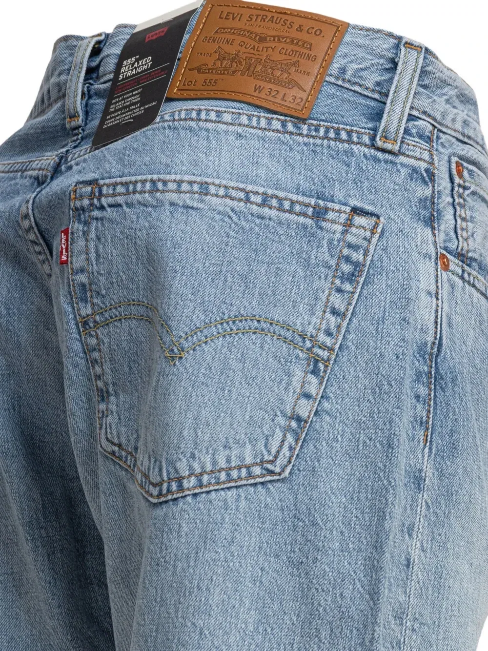 Джинсы с 555 шлевками для ремня Levi'S, синий — фото 4