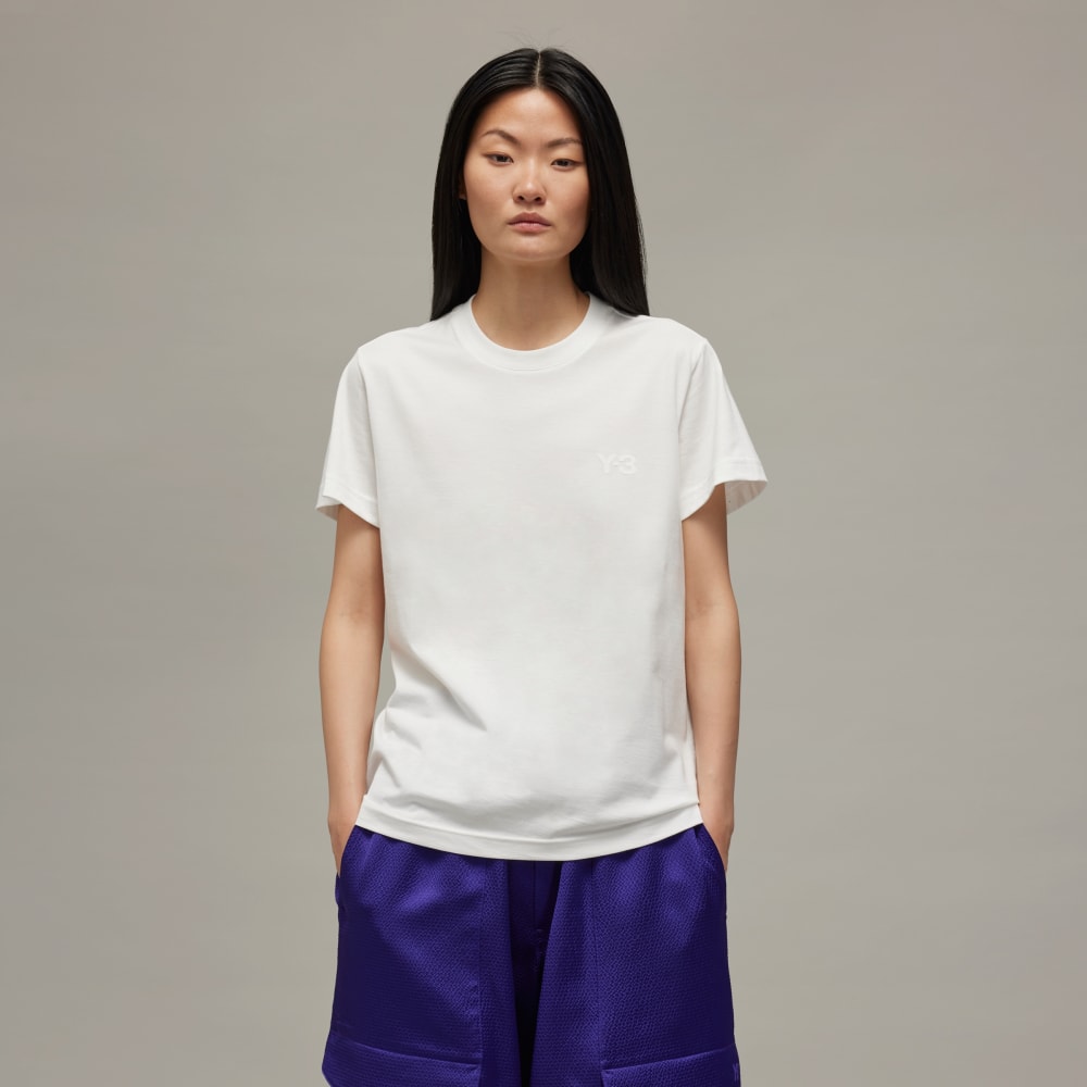 

Футболка Adidas Y-3 Regular Short Sleeve Tee, цвет Core White