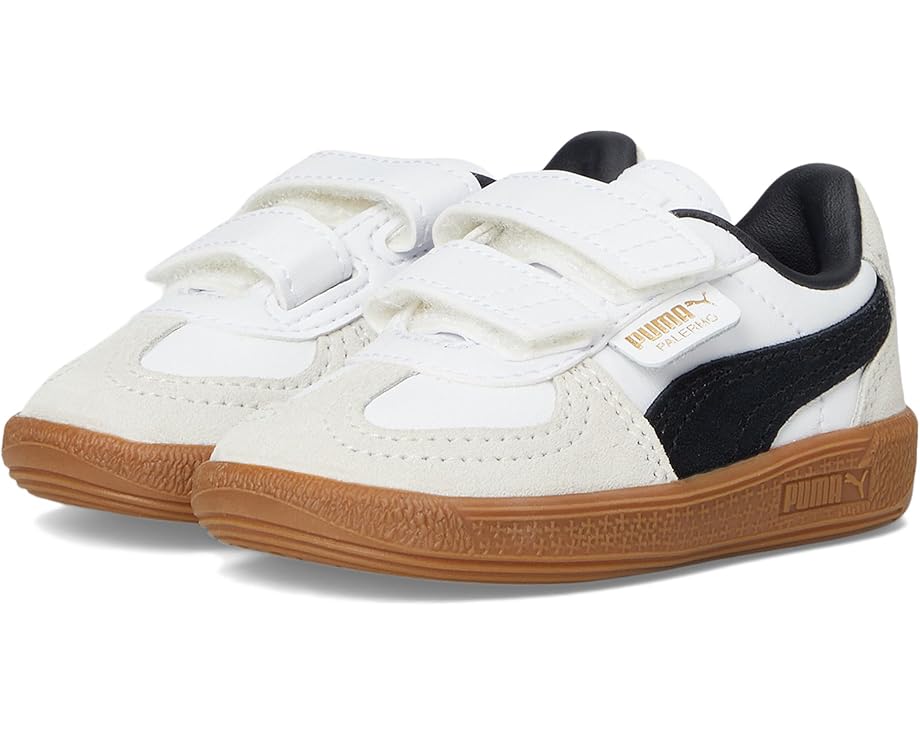 

Детские кроссовки Puma Palermo Hook And Loop для малышей PUMA Kids, White/Vapor Gray/Gum