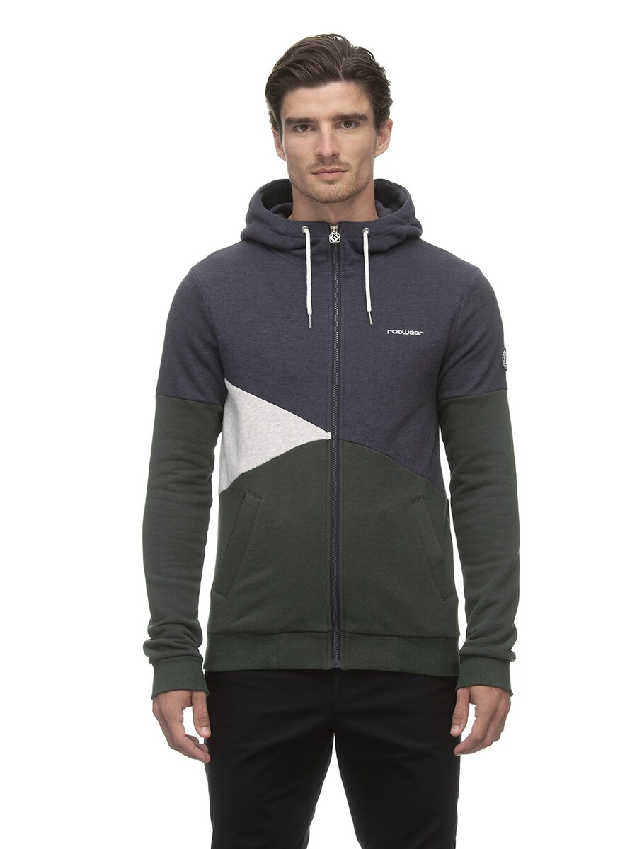 

Толстовка с капюшоном на молнии Ragwear Sofian, пятнистый синий