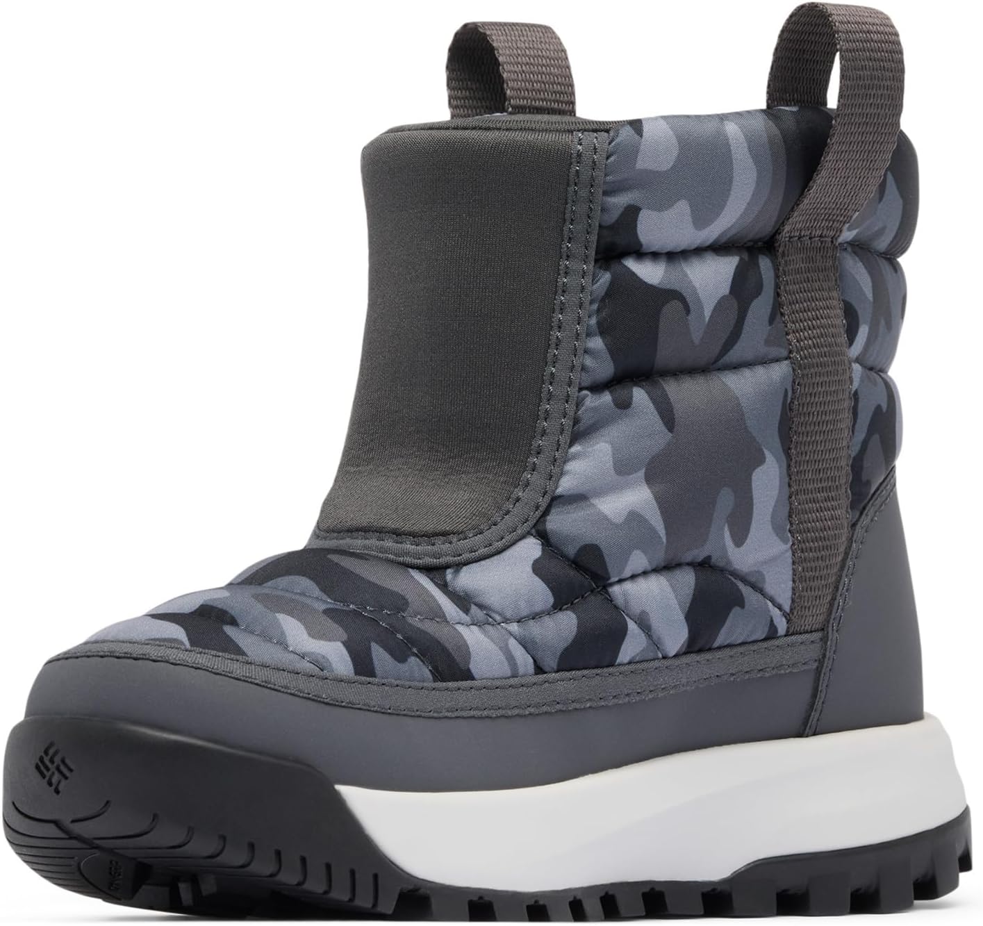 Columbia unisex-child Snowtrot Mid, Shark/Black Urban Camo — фото 4