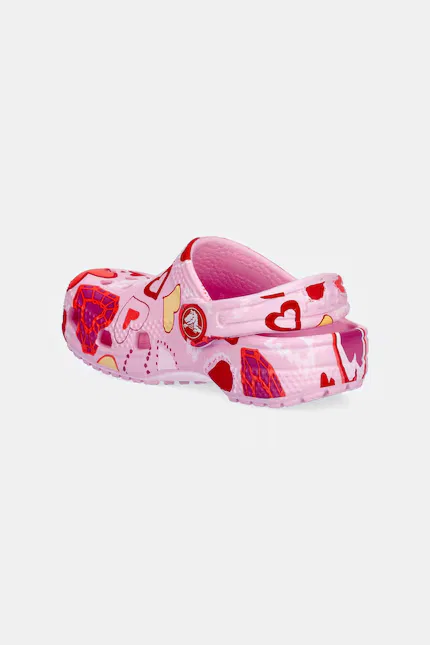 Сланцы Classic Vday Clog Crocs, розовый — фото 3