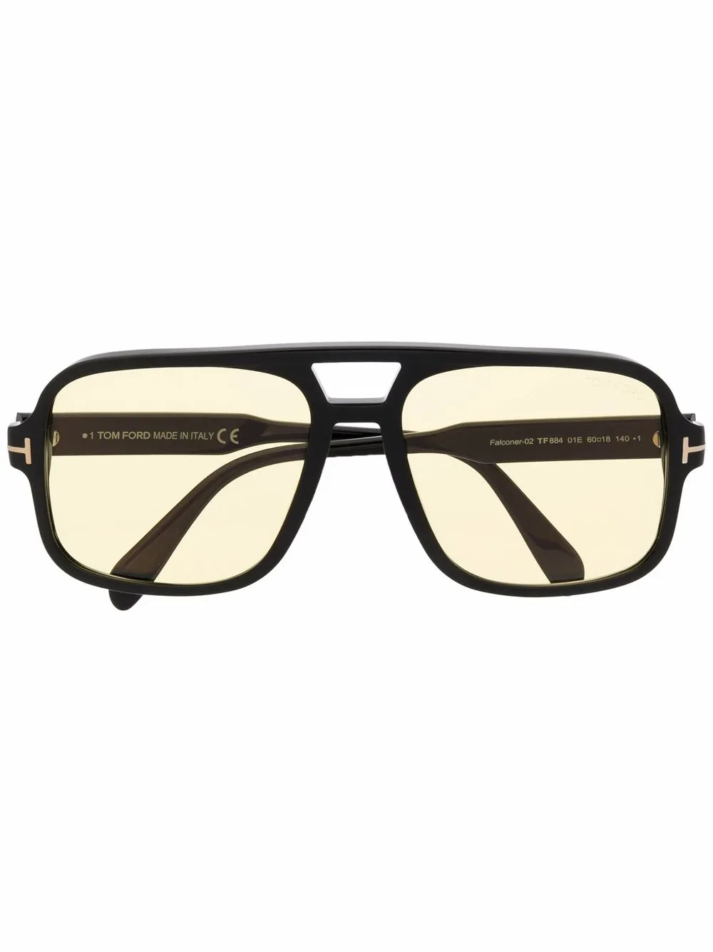 

Солнцезащитные очки-пилоты TOM FORD Eyewear, черный