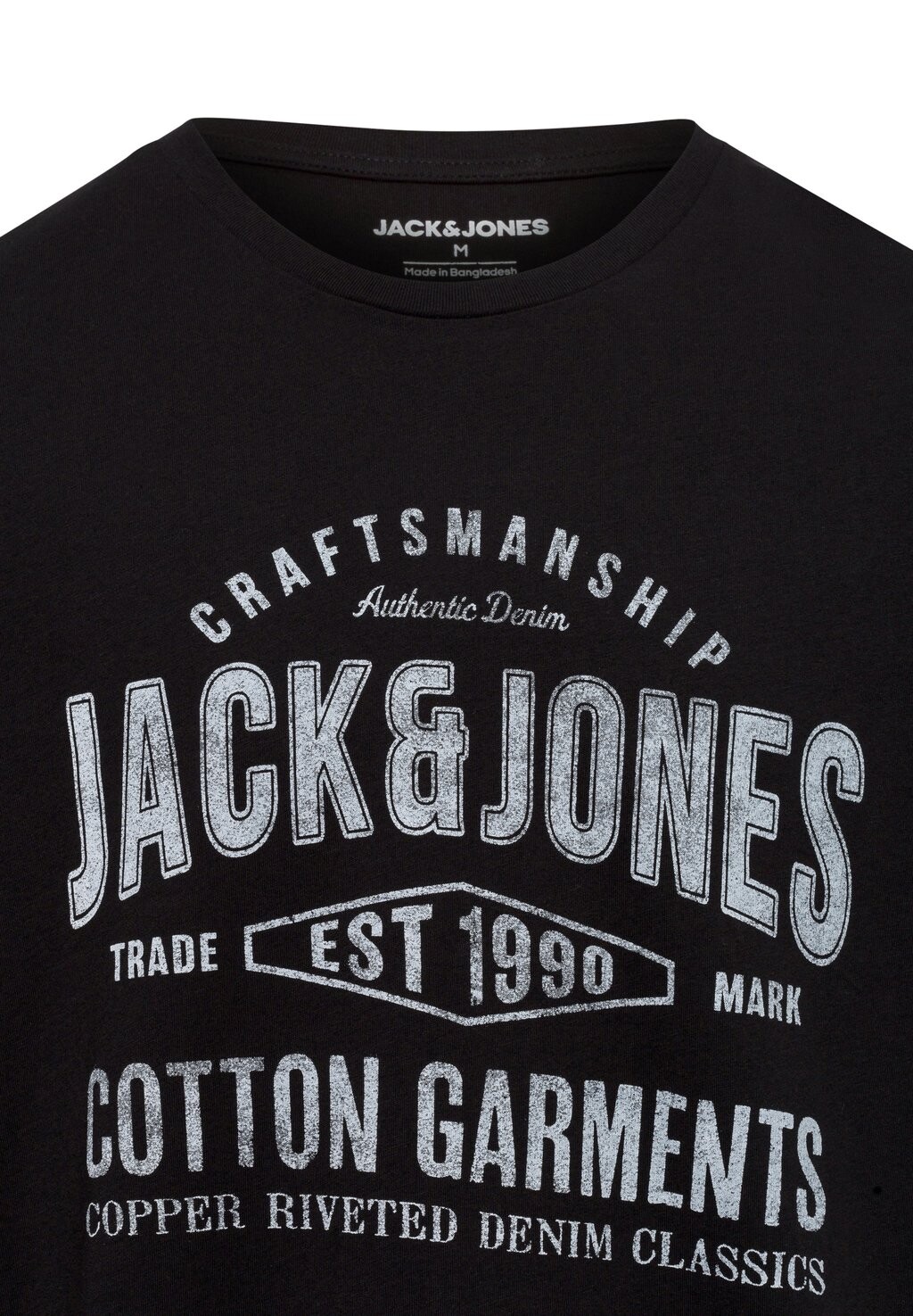 

Футболка с принтом Jack & Jones, черный