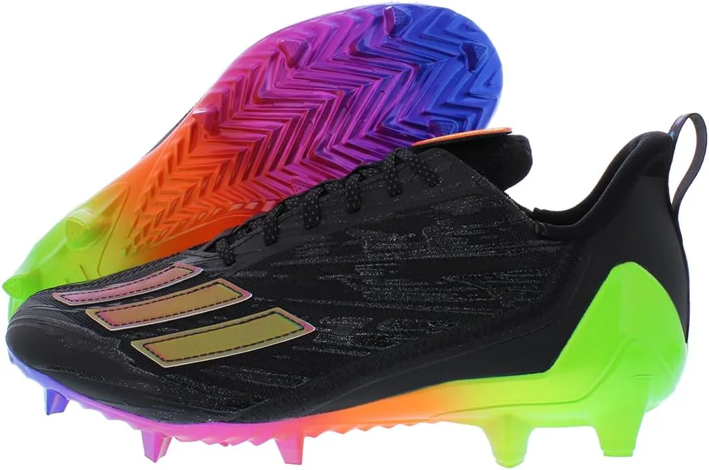 Футбольные бутсы Adidas Adizero для мужчин, черный/серый — фото 3