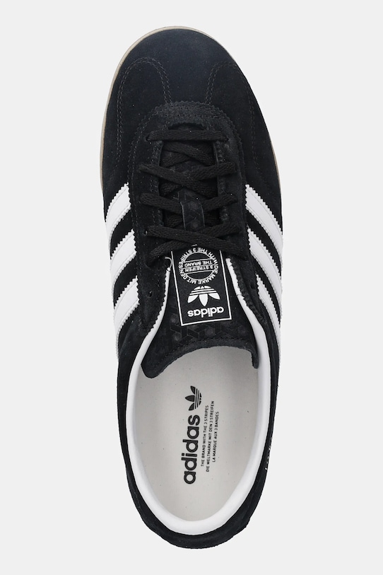 Замшевые кроссовки Gazelle Lo Pro Adidas Originals, черный — фото 4