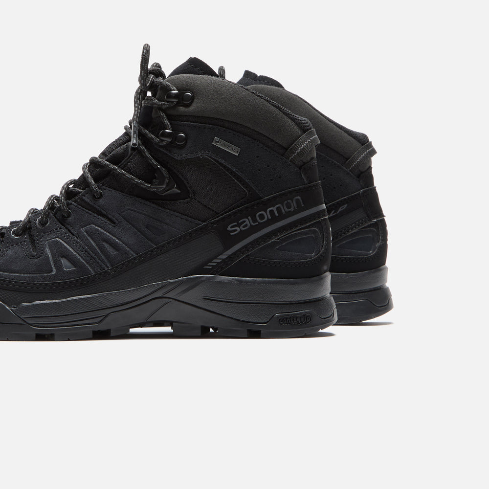 Ботинки Salomon X-ALP MID LTR GTX, цвет Black/Black/Asphalt — фото 3
