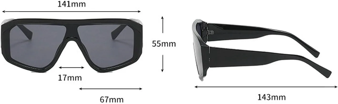 

Laureles — большие солнцезащитные очки в стиле Y2k для женщин, модные, цельные, для мужчин, панк, с широкими дужками, солнцезащитные очки для женщин, UV400, C1