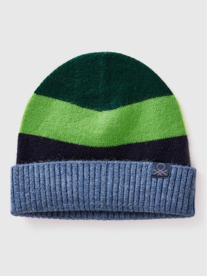 

Benetton Шляпа черного/зеленого/синего цвета