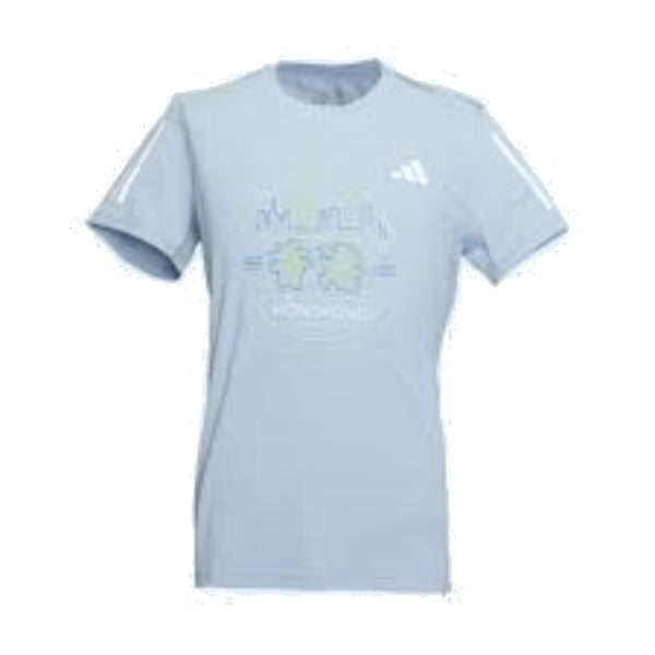 

Футболка hk race t shirt asia sizing Adidas, синий