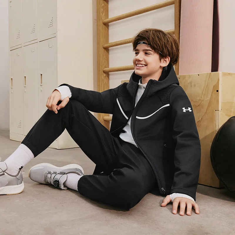 Куртка для тренировок подростковая Under Armour, черный — фото 4