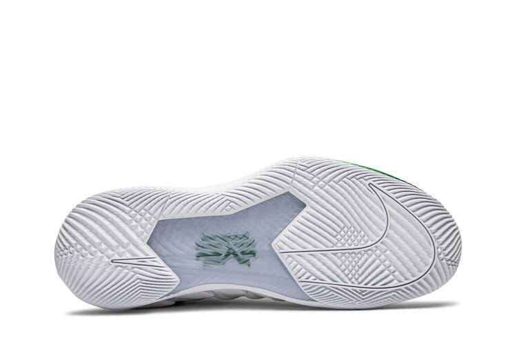 Кроссовки Nike Kyrie Irving x Nick Kyrgios x Air Zoom Vapor X 'Clover', белый — фото 4
