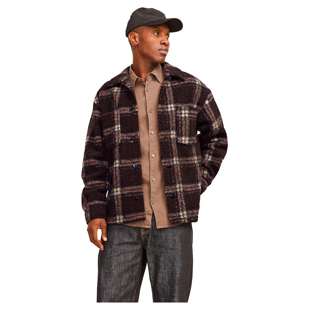 

Верхняя рубашка Jack & Jones Newton Teddy, коричневый