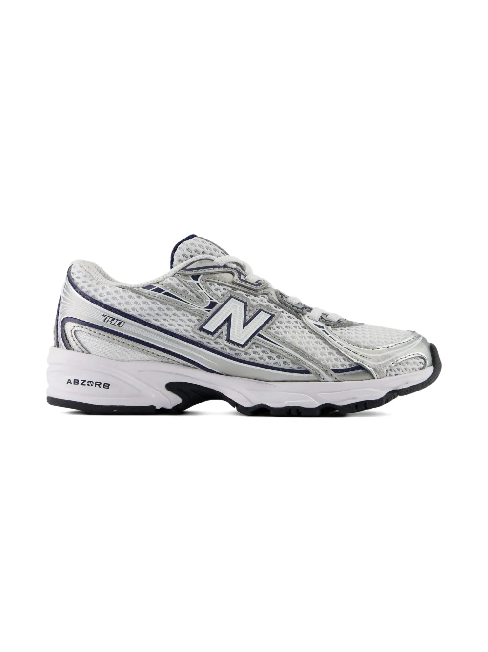 Кроссовки 740 на шнуровке New Balance Kids, серый — фото 4