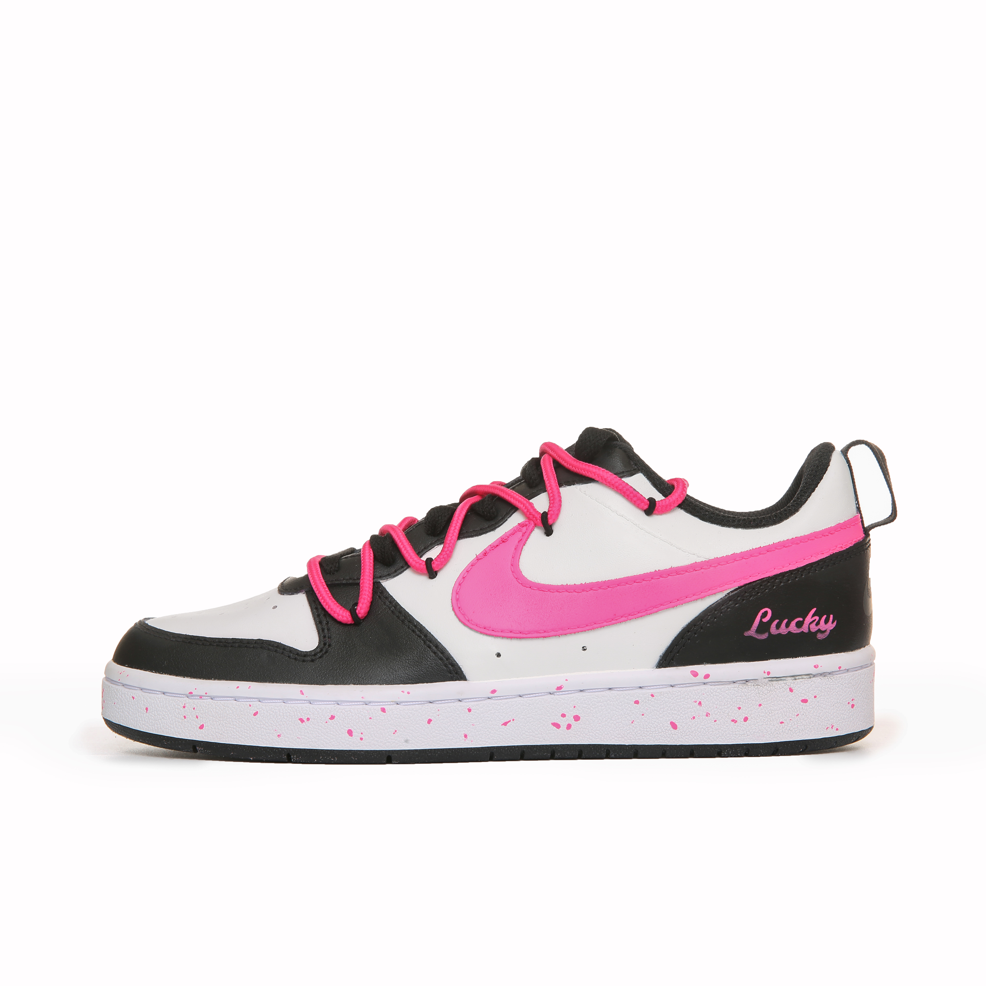 

Кроссовки Nike Court Borough Skateboarding Shoes Women's Low-top Black/white/pink, фуксия, Розовый, Кроссовки Nike Court Borough Skateboarding Shoes Women's Low-top Black/white/pink, фуксия