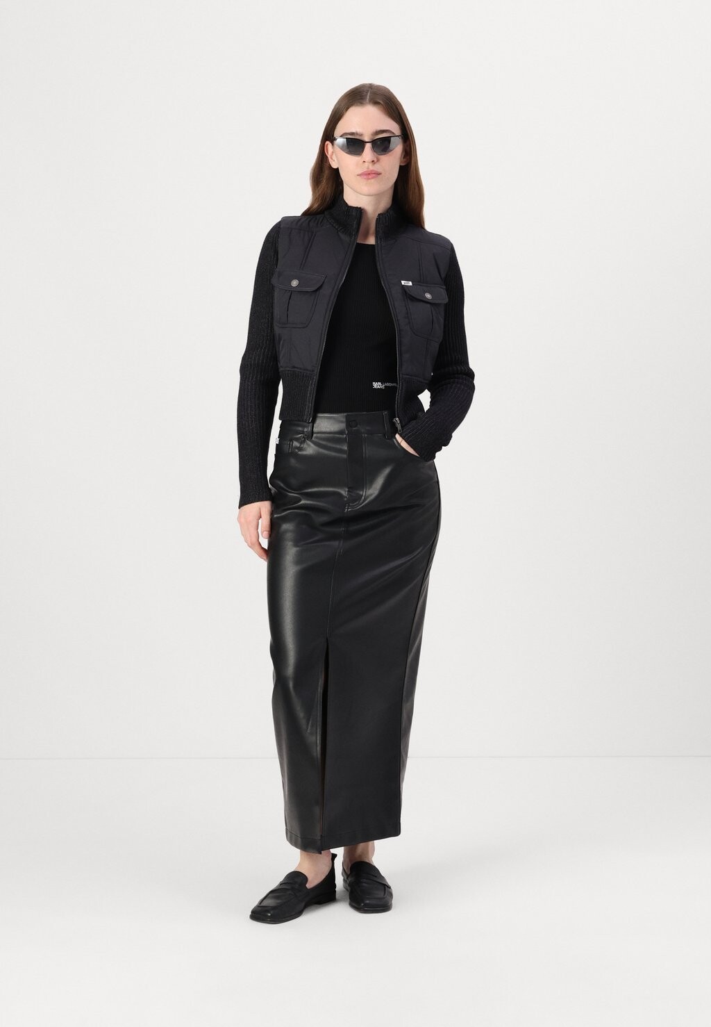 

Легкая куртка GO ZIP UP Guess Originals, черный