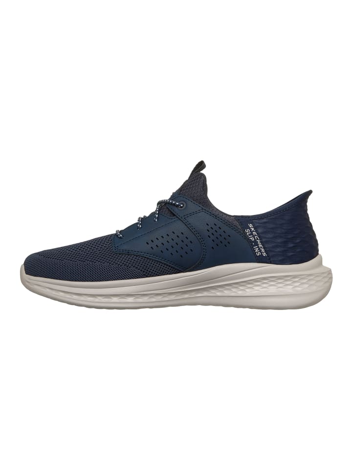 Skechers Низкие кроссовки Slade - Caster синего цвета — фото 3