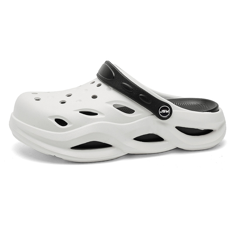 

JEANSWEST Клоги унисекс бело-черные, цвет White Black