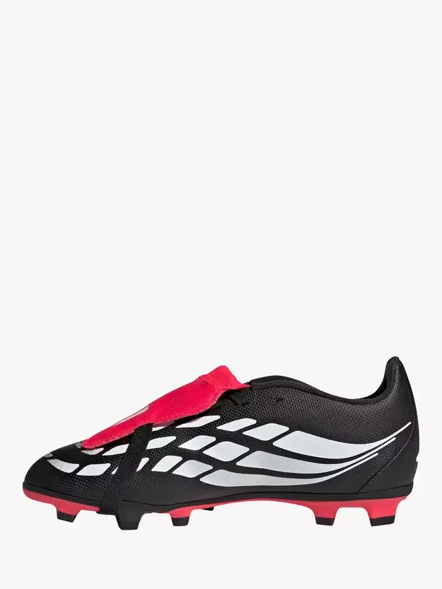 Детские футбольные бутсы Predator Club с откидным язычком, черные adidas — фото 4
