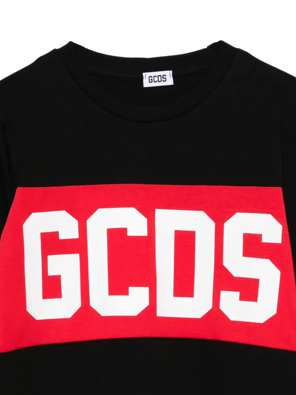 Футболка с длинным рукавом и логотипом Gcds Kids, черный — фото 3