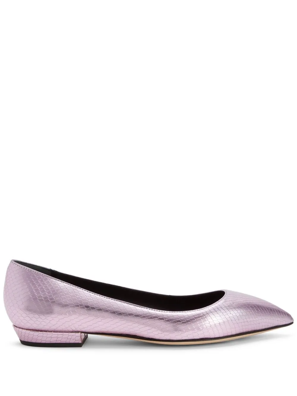 Балетки Dhalia Giuseppe Zanotti, серебяный