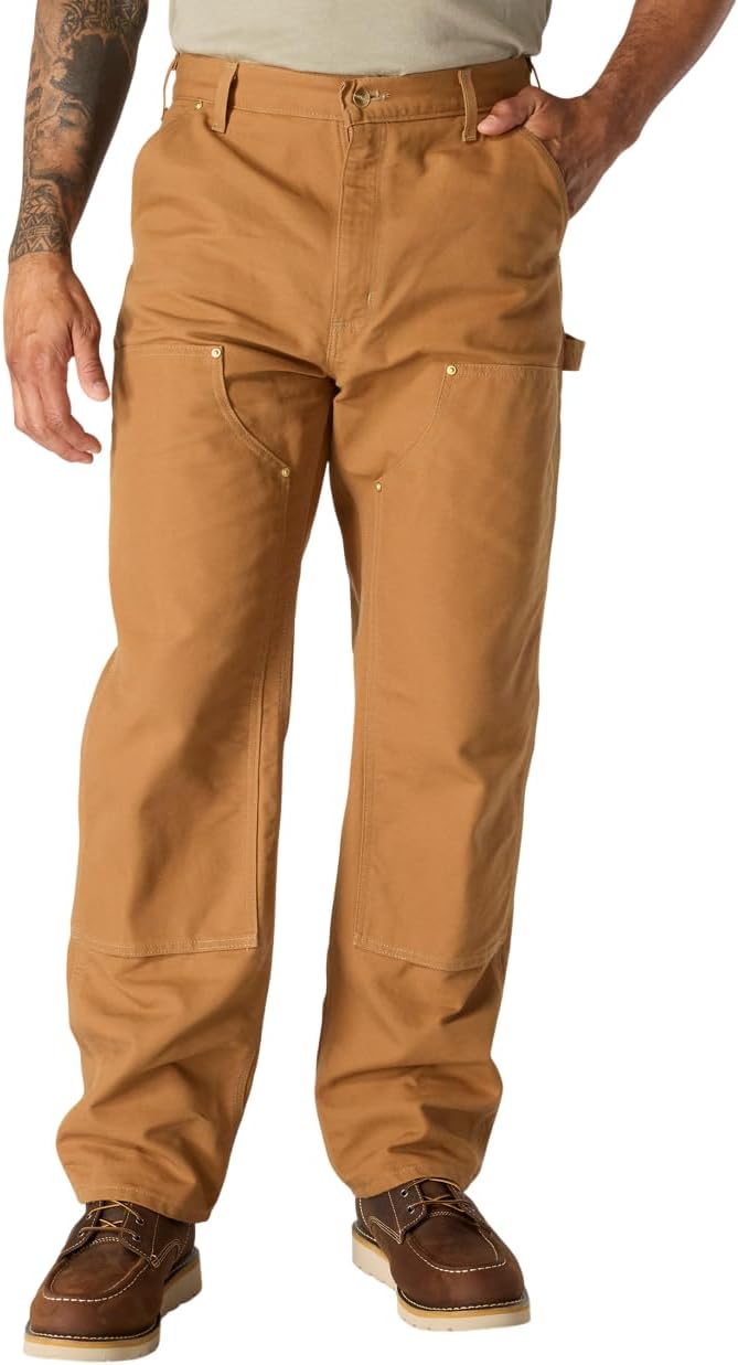 

Carhartt мужские брюки B01 Loose Straight Firm Duck Double-Front Dungaree, Carhartt Brown