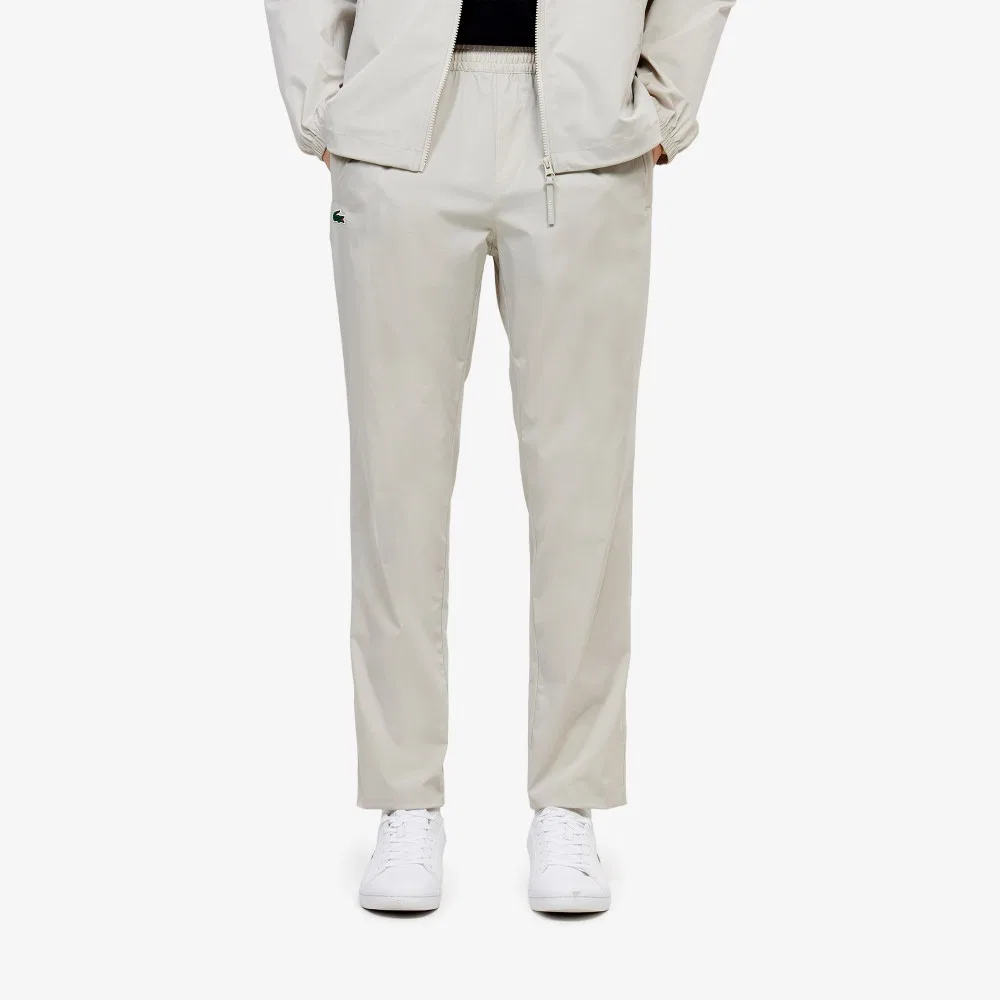 Мужские тканые брюки бежевые от Lacoste — фото 2