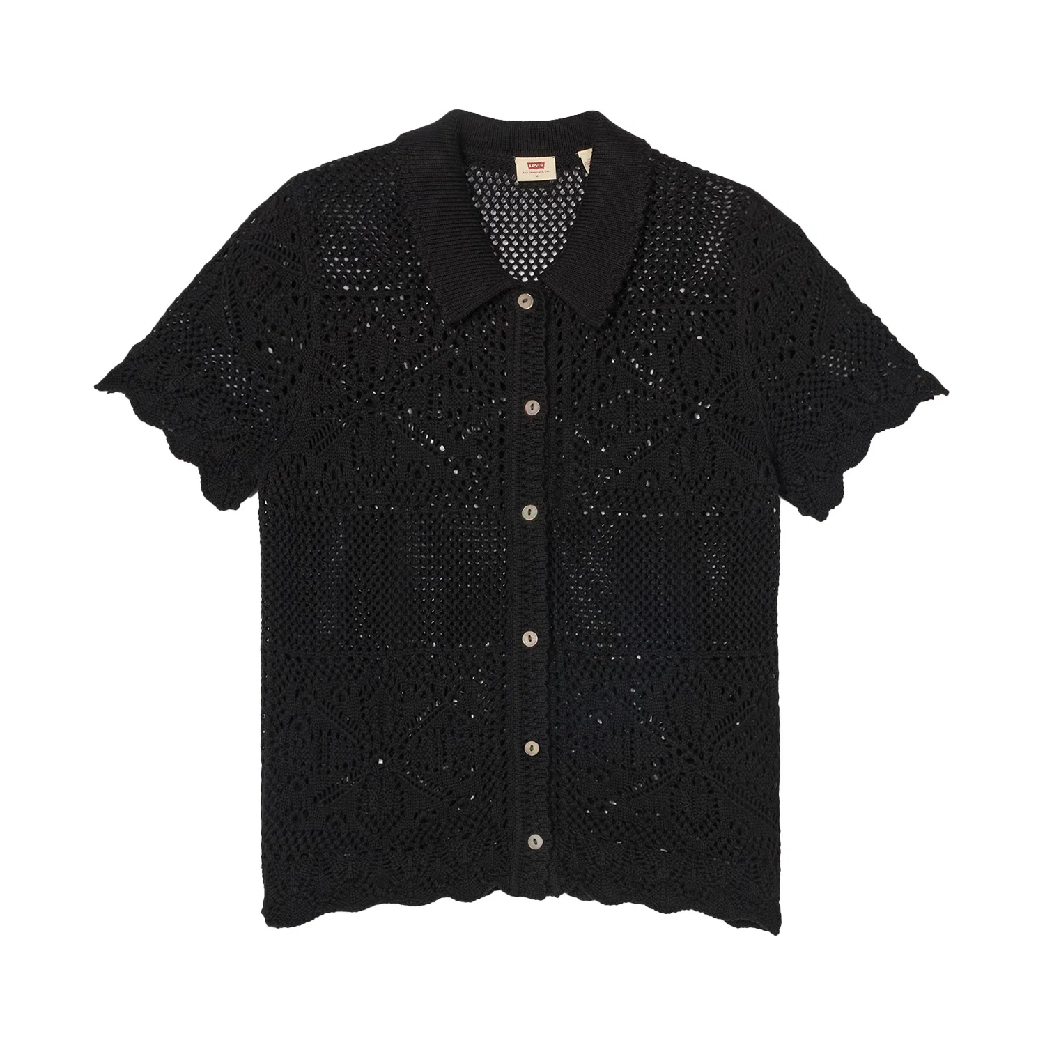 Рубашка женская Black с тонким воротником Levis