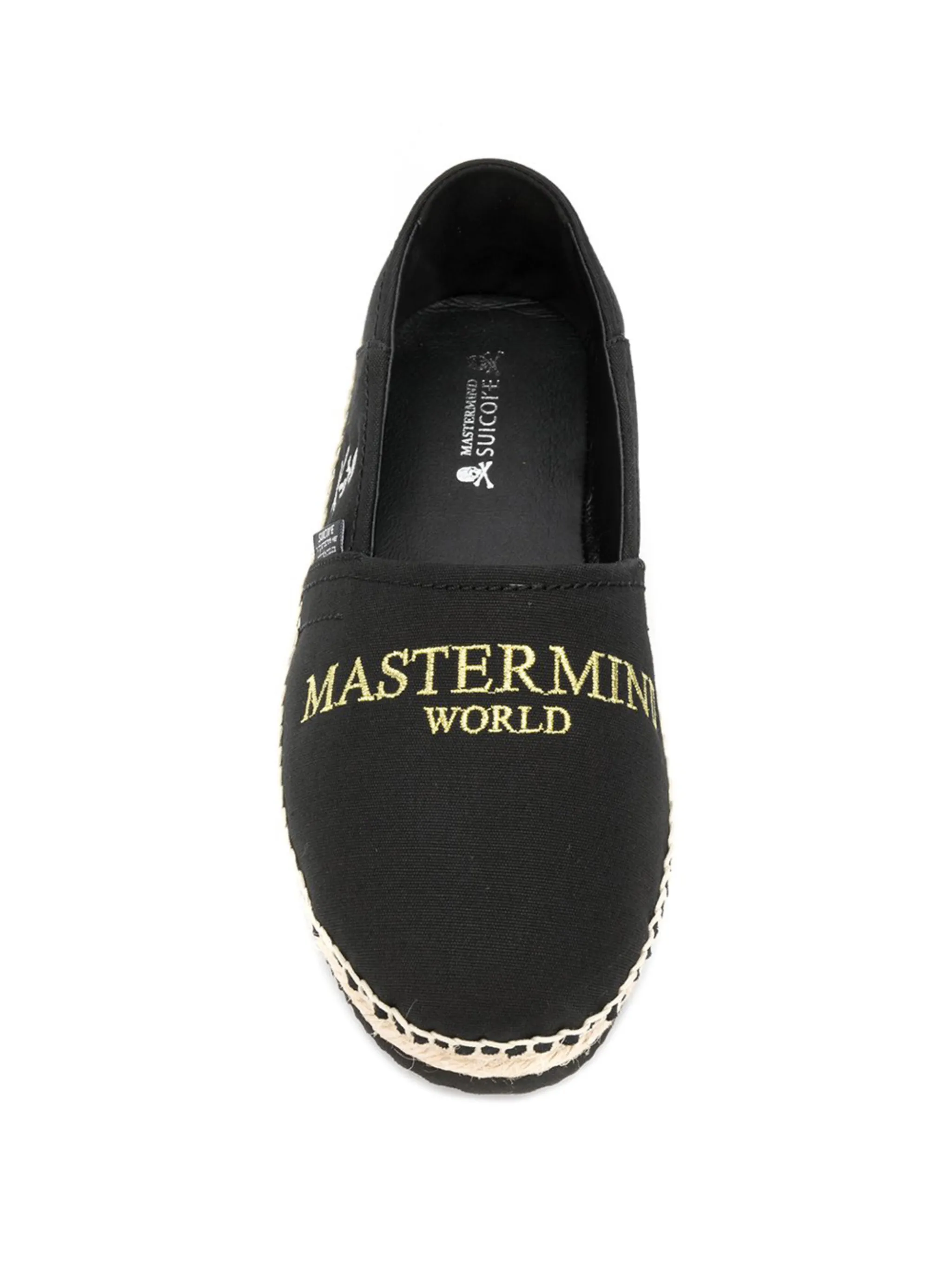 Эспадрильи с вышитым логотипом Mastermind World, черный — фото 4