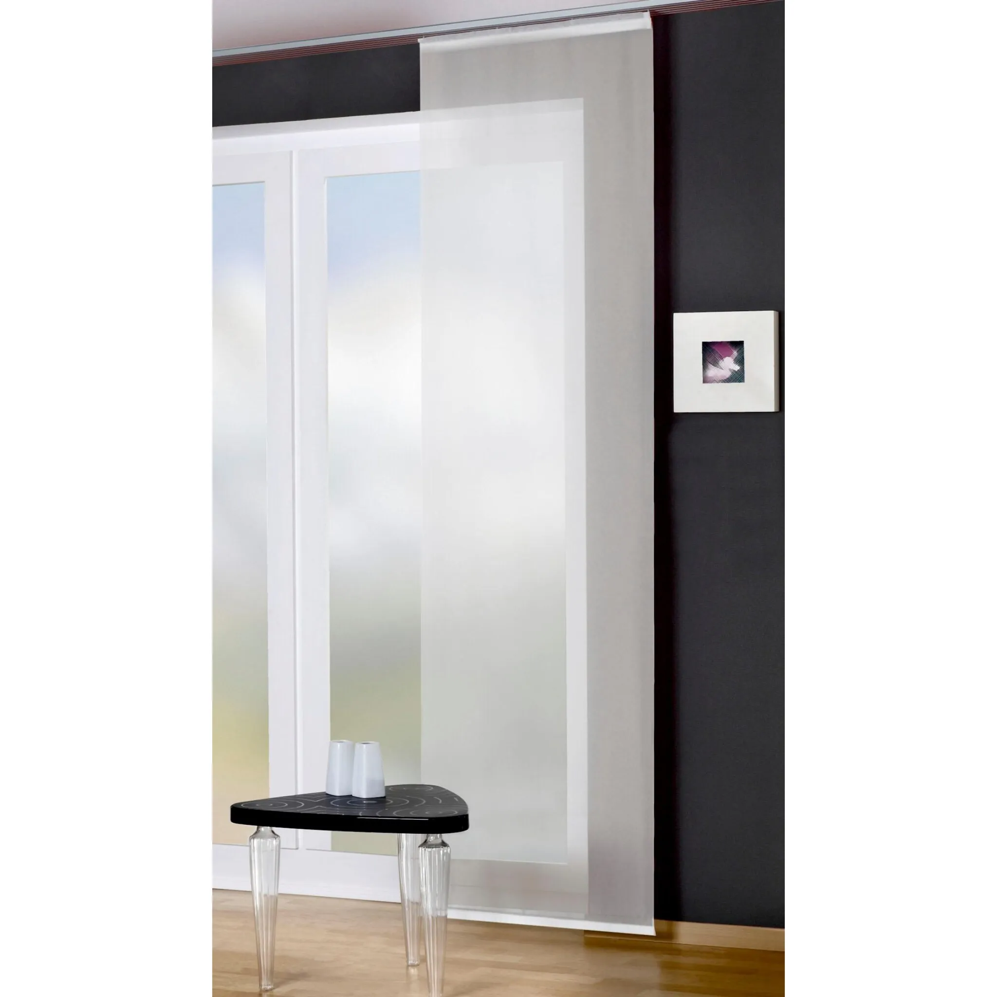 

ИДЕИ ДЛЯ ДОМАШНЕЙ ЖИЗНИ Раздвижная штора «ROM», (1 шт.), ВxШ: 245x60 Home Wohnideen, белый