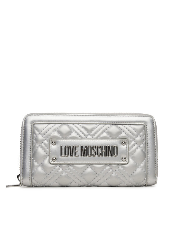 

Большой женский кошелек JC5600PP1MLA196B Love Moschino, серебряный