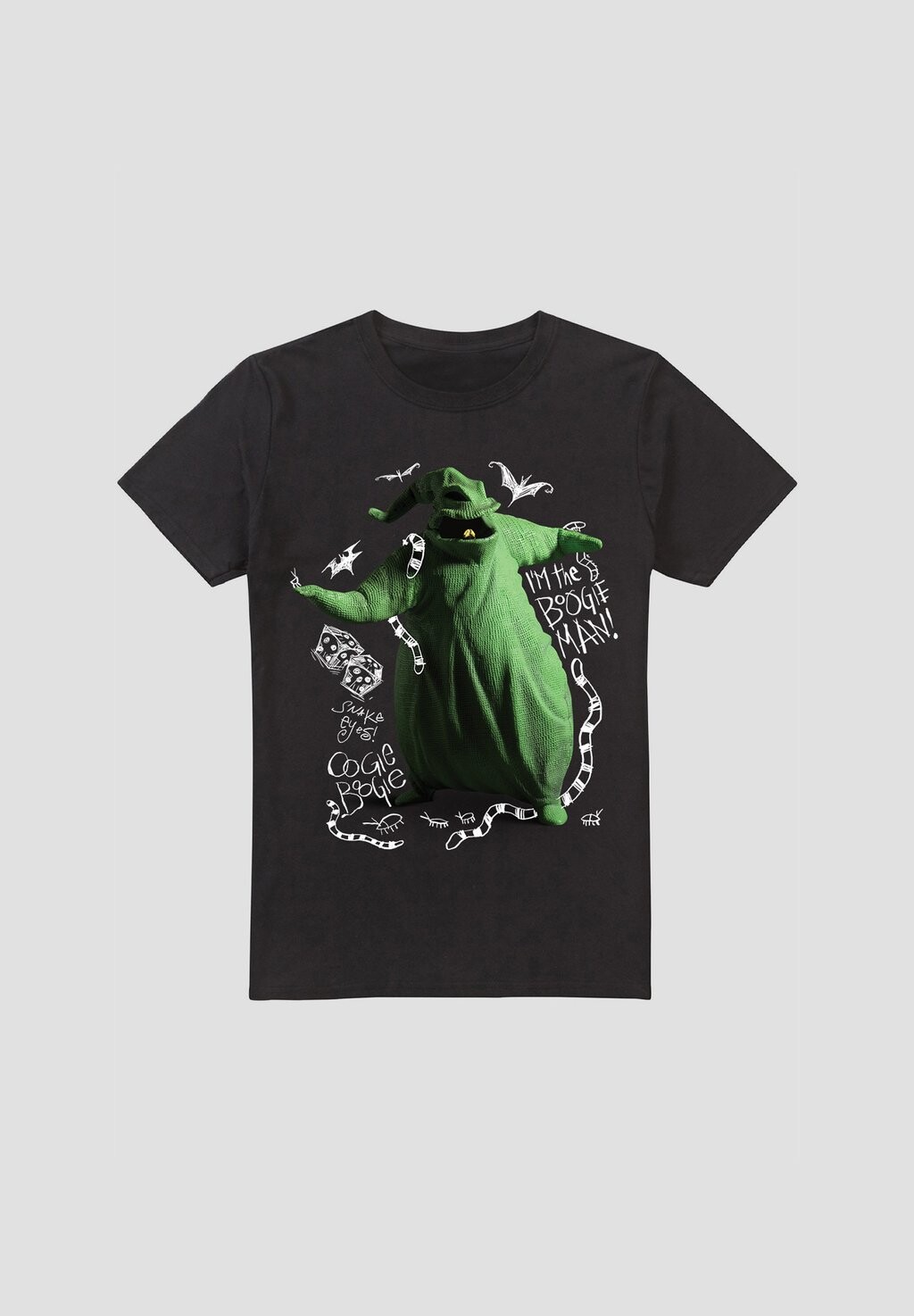 

Футболка с принтом THE NIGHTMARE BEFORE CHRISTMAS IM OOGIE BOOGIE Disney, черный