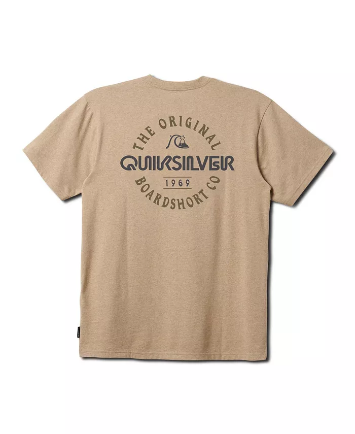 

Мужская футболка с коротким рукавом Eternal Circle Quiksilver, коричневый/бежевый