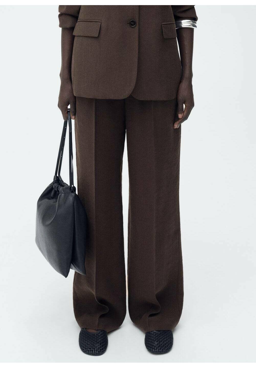 

Брюки VERONICA Mango, коричневый