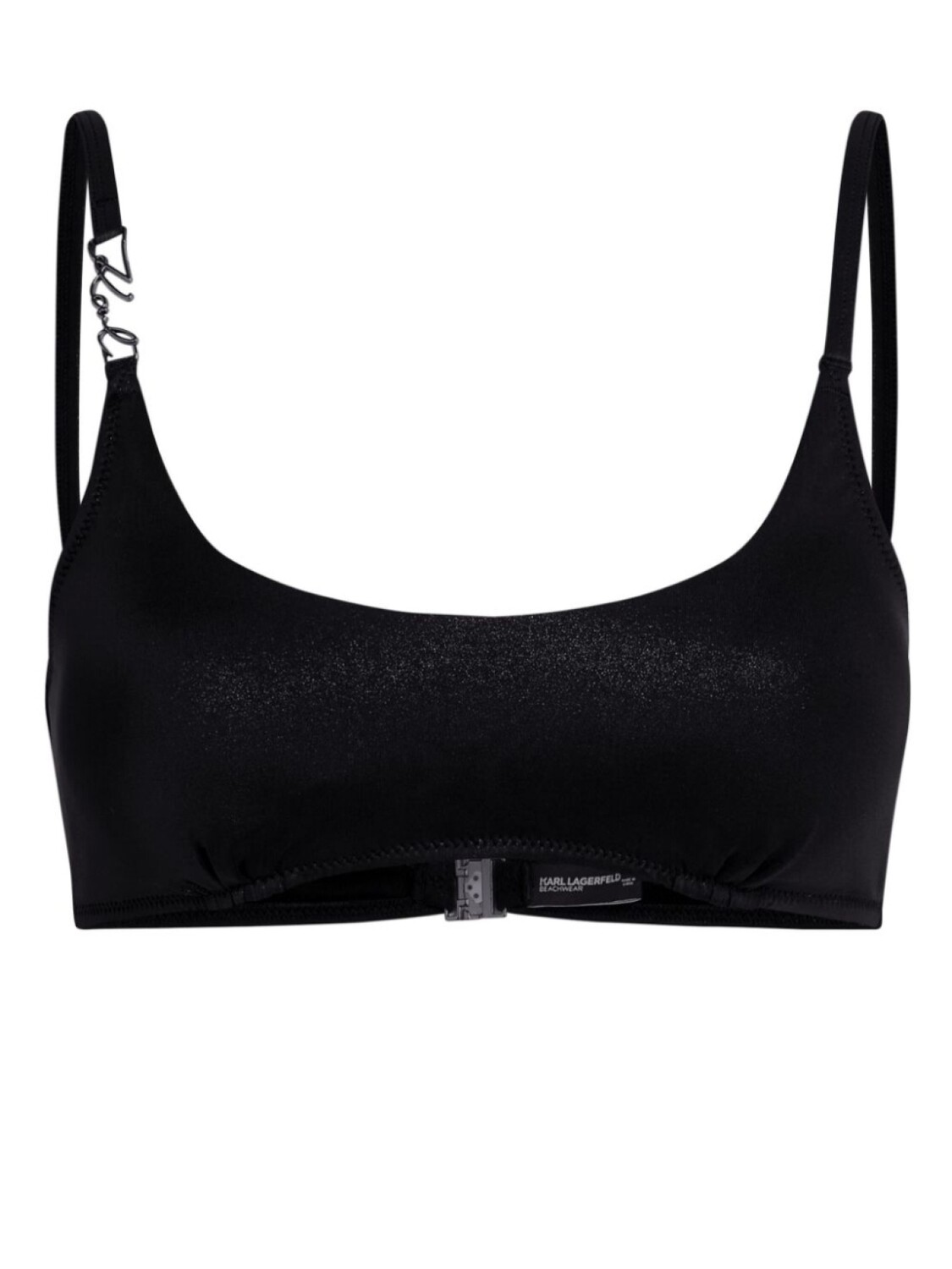 

Karl Lagerfeld топ бикини бандо Signature, черный