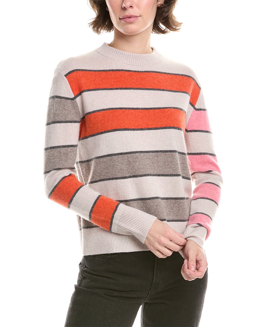 

Форте Кашемир Болд Страйп Кашемировый свитер Forte Cashmere, коричневый