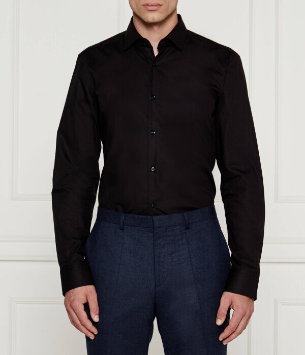 

Рубашка Hugo Slim Fit, черный