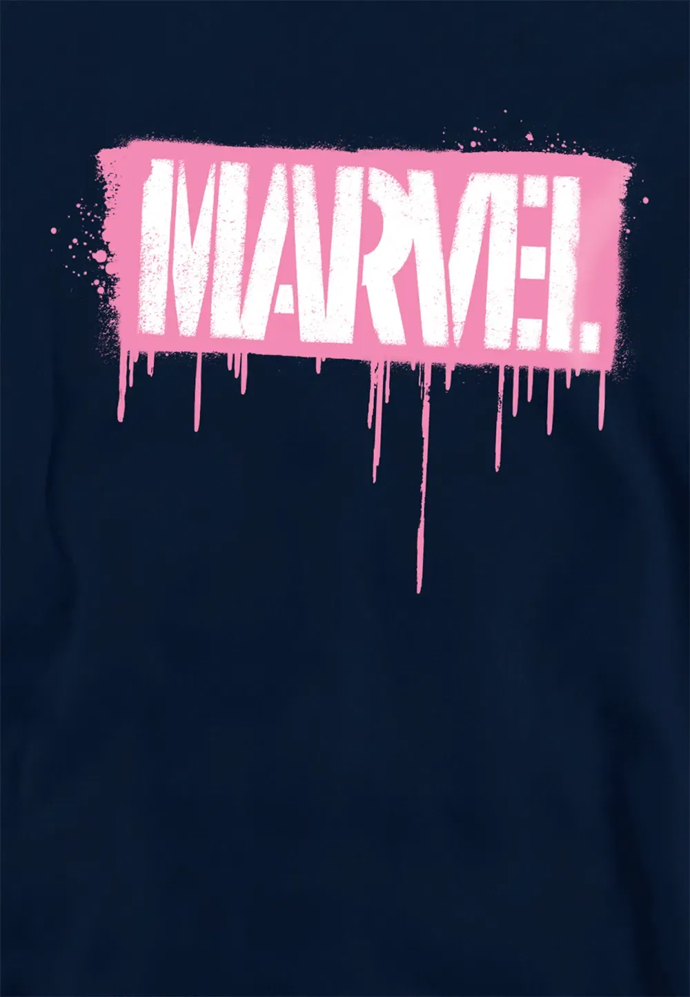 Детская худи Marvel Graffiti Brick Pink, темно-синий, темно-синий — фото 2