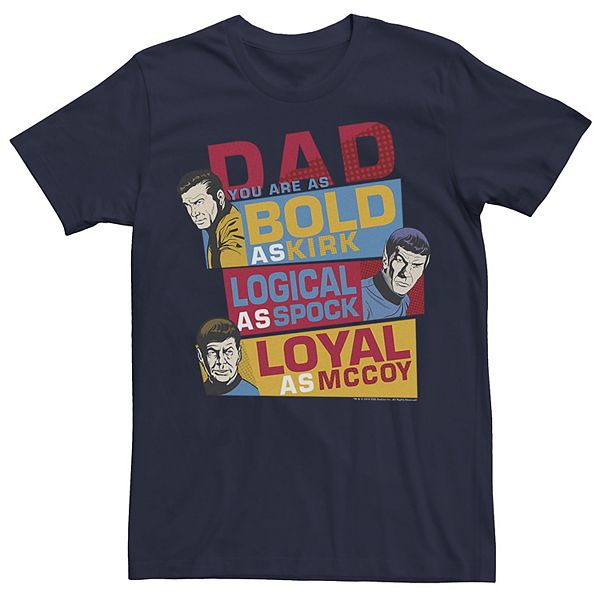 

Футболка Big & Tall Star Trek Original Series Dad You Are Bold Licensed Character