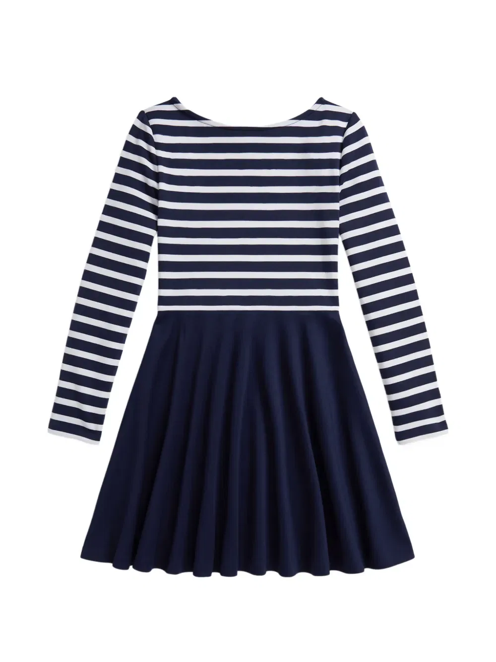 Мини-Платье из ткани Понте Polo Ralph Lauren Kids, синий — фото 2